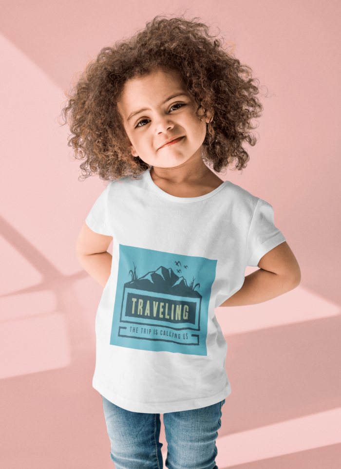 Traveling The Trip Is Calling Us Graphic T-shirt for Girls