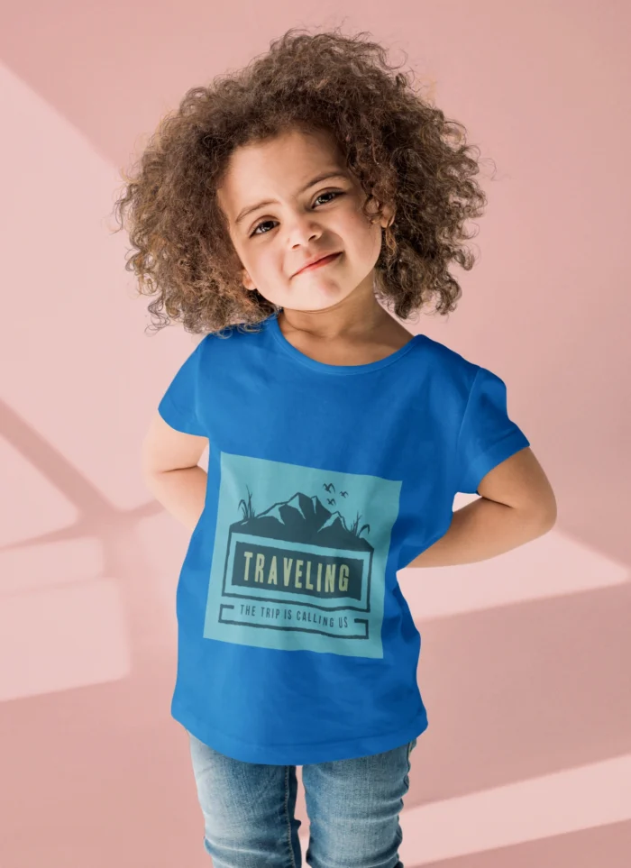 Traveling The Trip Is Calling Us Graphic T-shirt for Girls