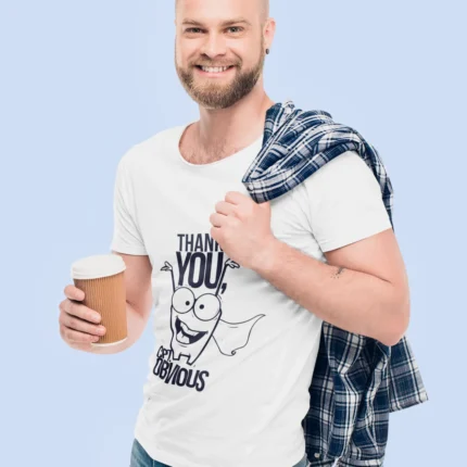Elevate your everyday style with this amusing tee that's perfect for any laid-back occasion.