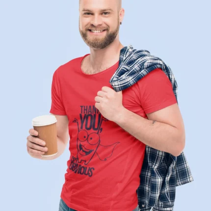 Elevate your everyday style with this amusing tee that's perfect for any laid-back occasion.