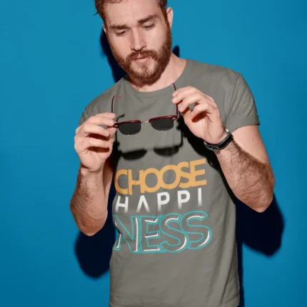 Choose Happiness Best Graphic T-Shirts for Men