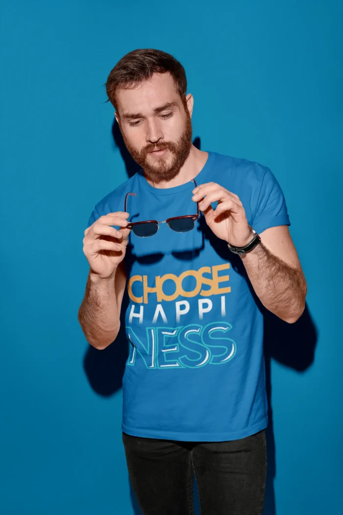 Choose Happiness Best Graphic T-Shirts for Men