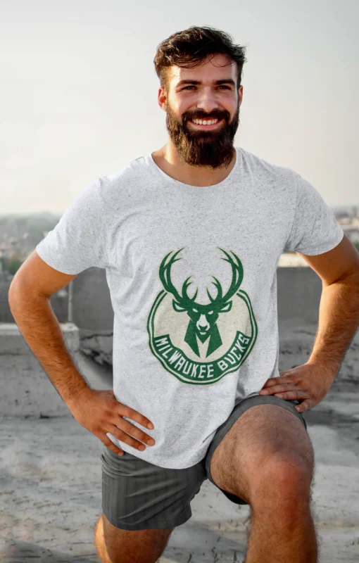 Milwaukee Bucks men's tee.