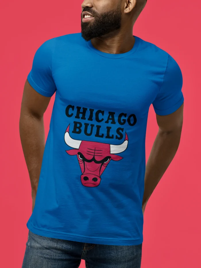 Perfect for game nights, casual outings, or simply asserting your allegiance, this T-shirt is a must-have for every Bulls fan.