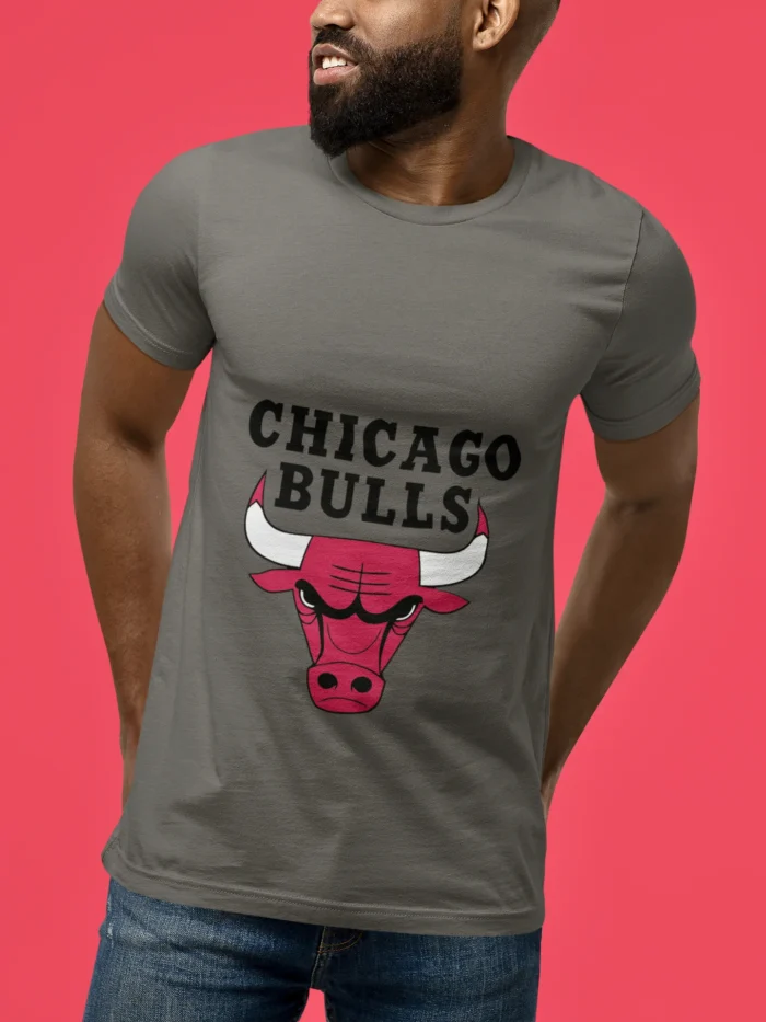 Perfect for game nights, casual outings, or simply asserting your allegiance, this T-shirt is a must-have for every Bulls fan.