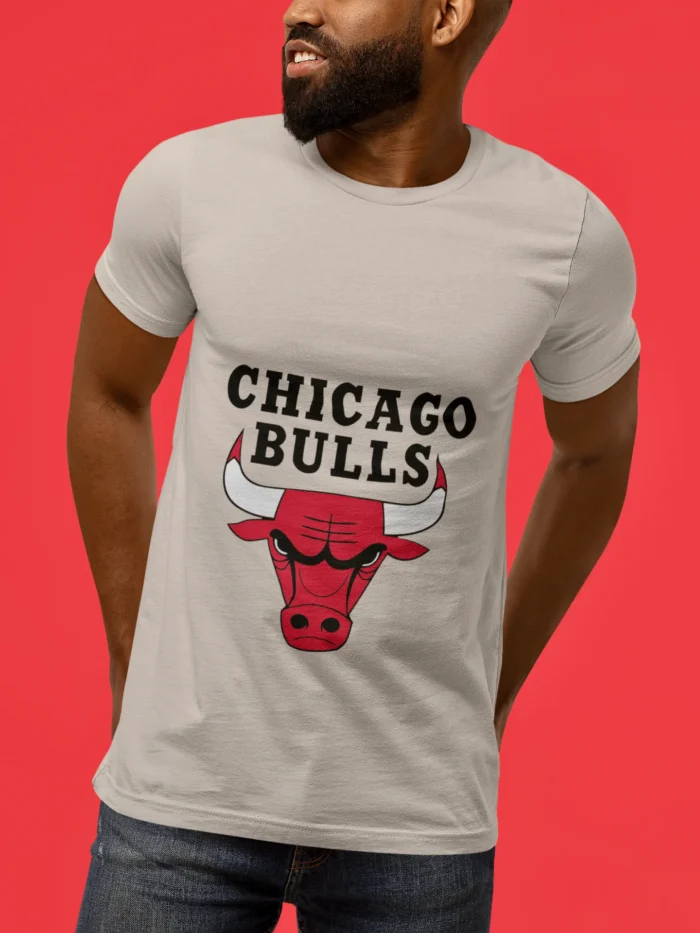 Perfect for game nights, casual outings, or simply asserting your allegiance, this T-shirt is a must-have for every Bulls fan.