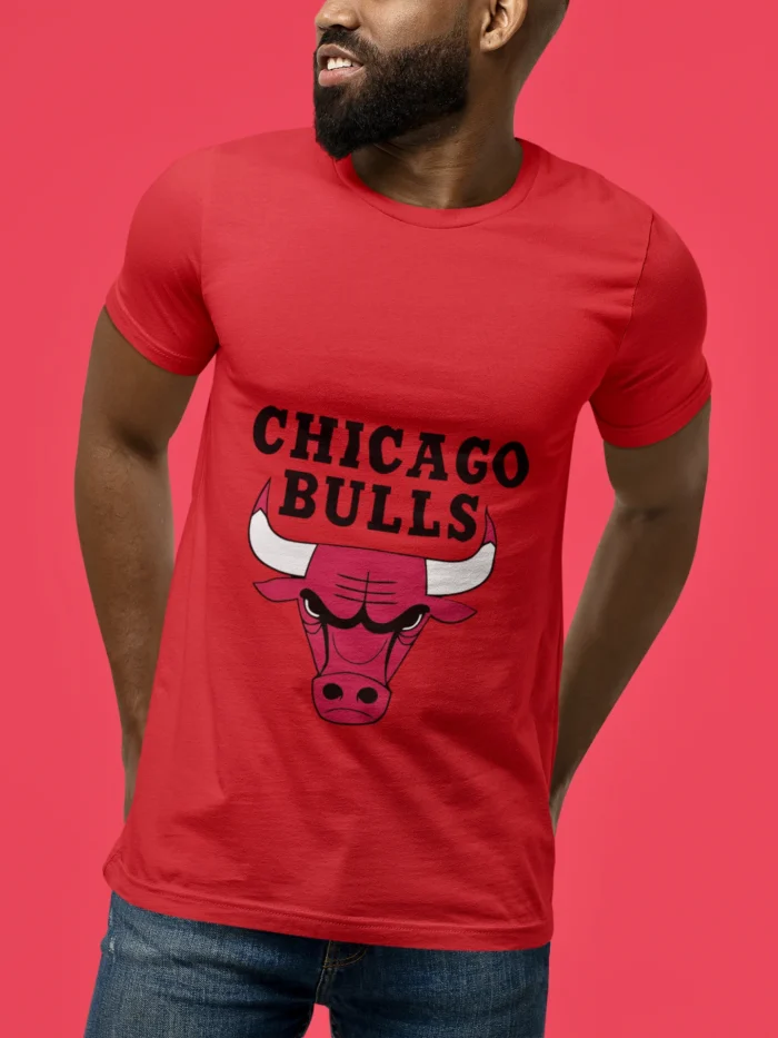 Perfect for game nights, casual outings, or simply asserting your allegiance, this T-shirt is a must-have for every Bulls fan.