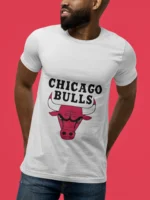 Perfect for game nights, casual outings, or simply asserting your allegiance, this T-shirt is a must-have for every Bulls fan.