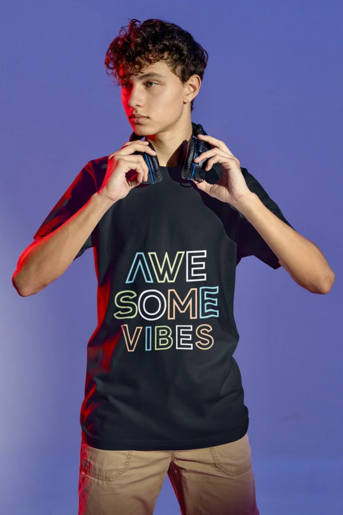 Awesome Vibes Creative Graphic T-shirts