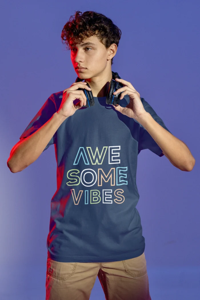 Awesome Vibes Creative Graphic T-shirts