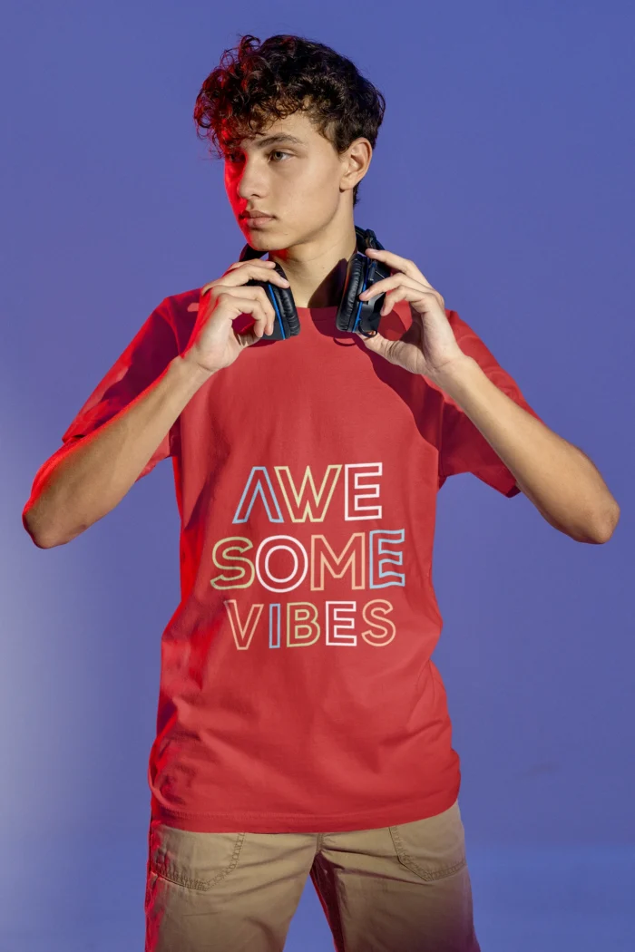 Awesome Vibes Creative Graphic T-shirts