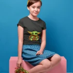 Cute cartoon printed graphic t-shirt