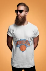 This tee is a must-have for true Knicks enthusiasts, combining sports passion with metropolitan flair.