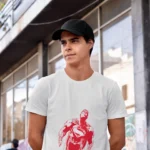 Crafted with premium quality fabric, this shirt seamlessly blends comfort and fashion.