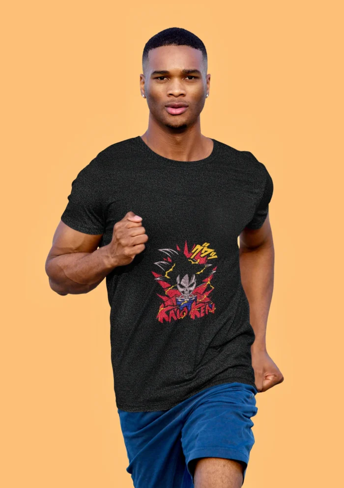 Elevate your style with this unique design that merges comfort with the indomitable spirit of Saiyan strength.