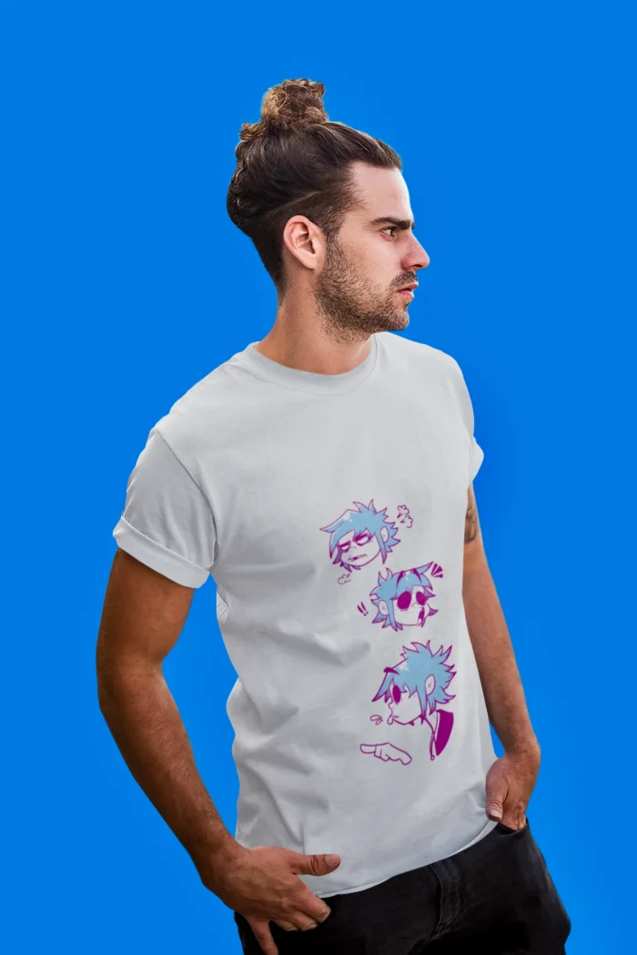 Whether you're a die-hard anime fan or just looking to add a playful touch to your wardrobe, this tee is a must-have for those who appreciate the art of humor and self-expression.