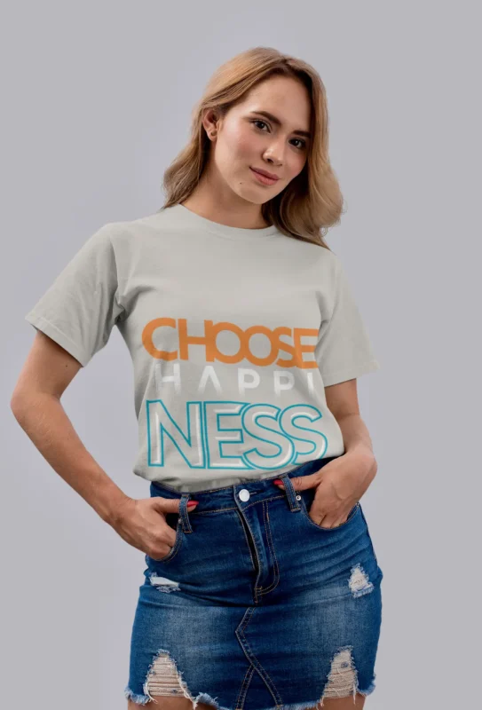Graphic Tees for Women: Choose Happiness!