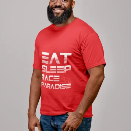 Eat Sleep Race Paradise Graphic T-shirts