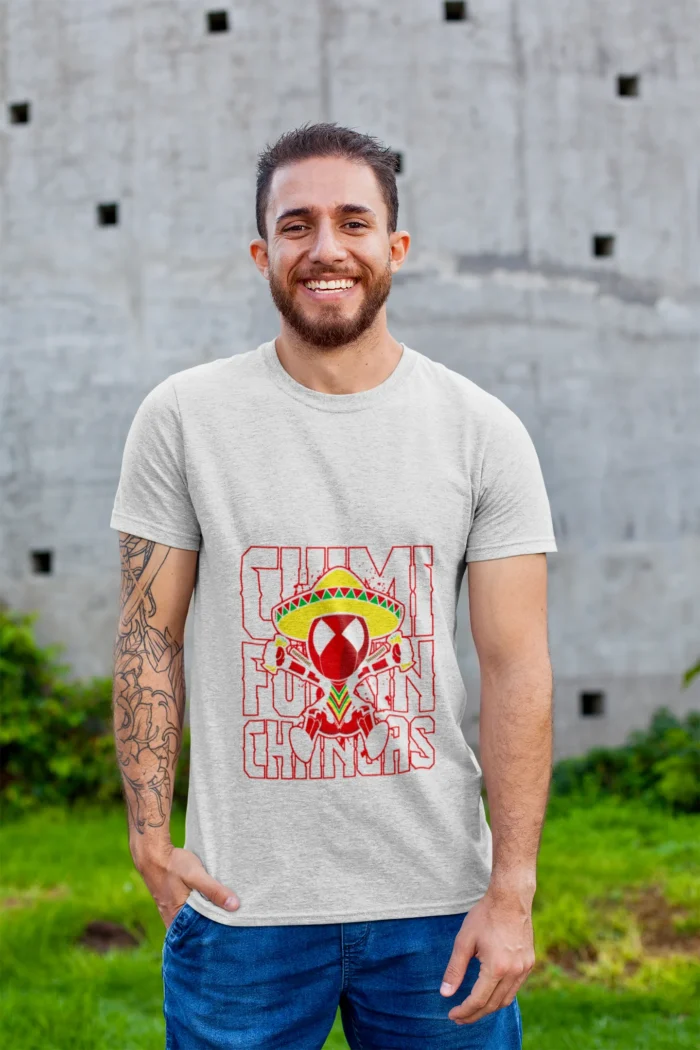 Unleash your inner antihero with this one-of-a-kind tee that seamlessly marries Deadpool's irrepressible wit with the lively vibes of Mexico.