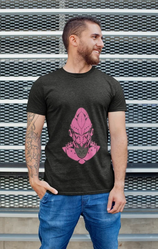 Elevate your style and showcase your love for the iconic character with this one-of-a-kind tee.