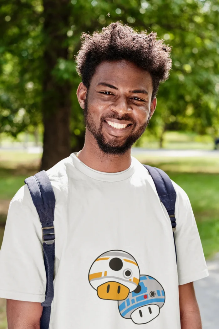 Embrace the pixelated allure with our Mushroom Pixel Art tee, where every detail tells a story.