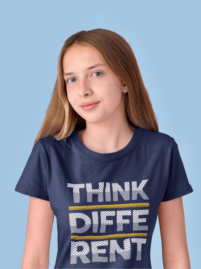 Think Different Printed Graphic T-shirt