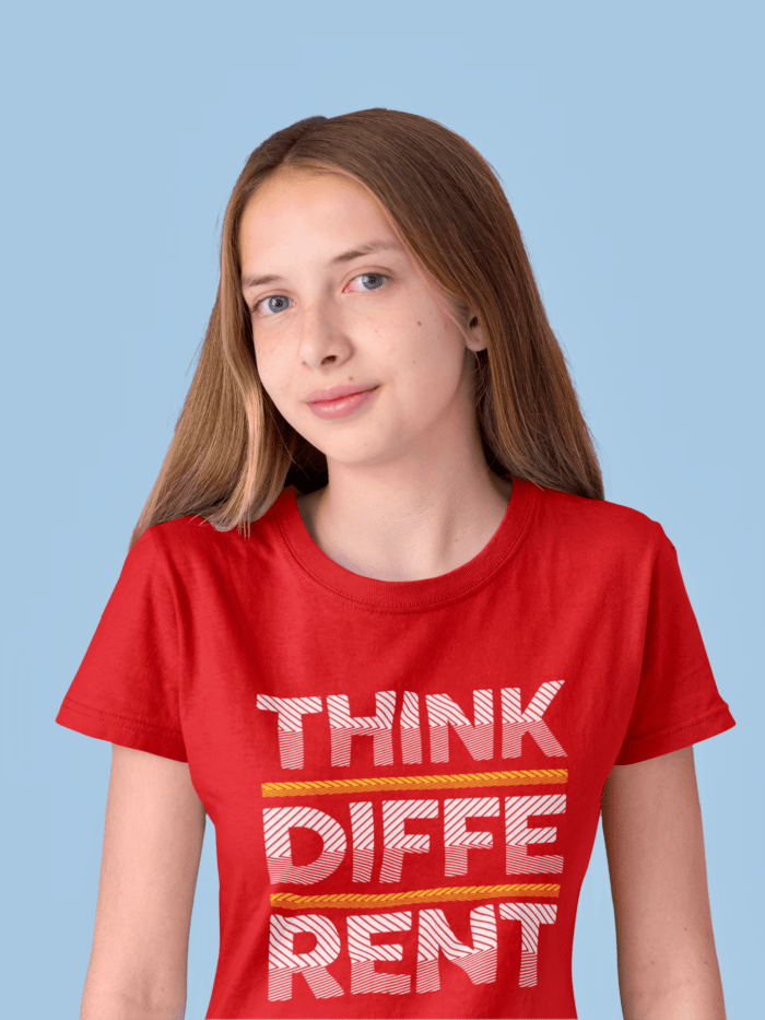 Think Different Printed Graphic T-shirt