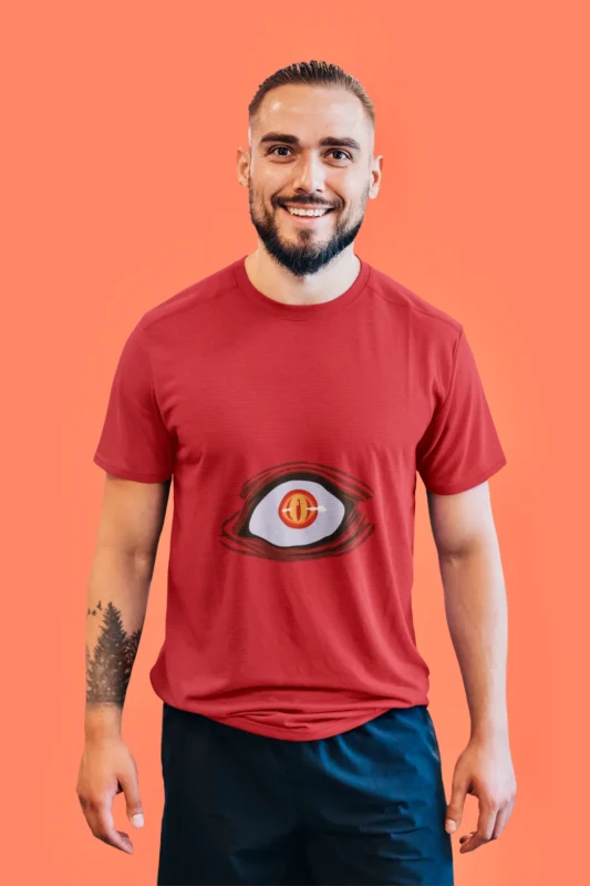 Embrace the mysticism and make a statement with our Guardian Gaze Men's Tee – a wardrobe essential with a touch of the supernatural.
