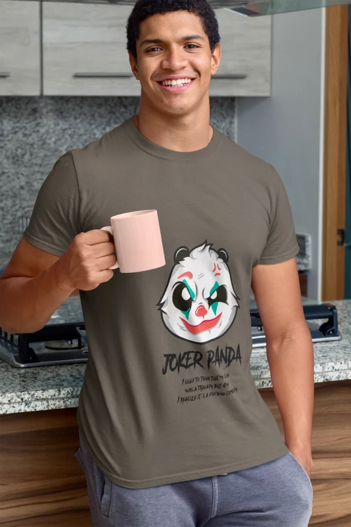 Dive into a world where humor meets sophistication, and let the Joker Panda tee be your conversation starter.