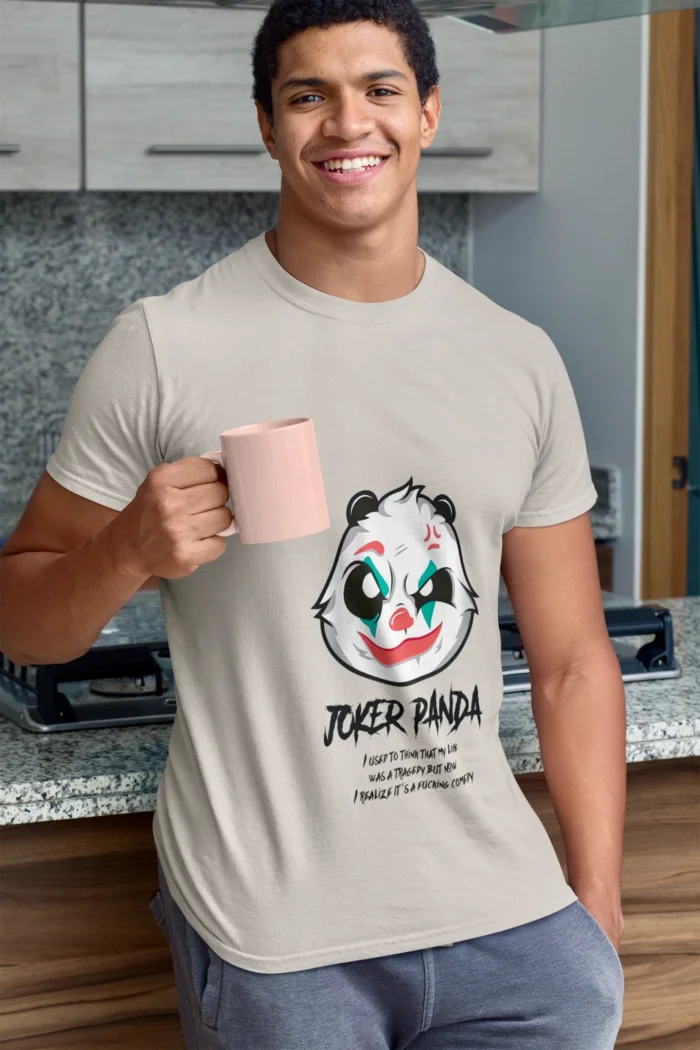 Dive into a world where humor meets sophistication, and let the Joker Panda tee be your conversation starter.