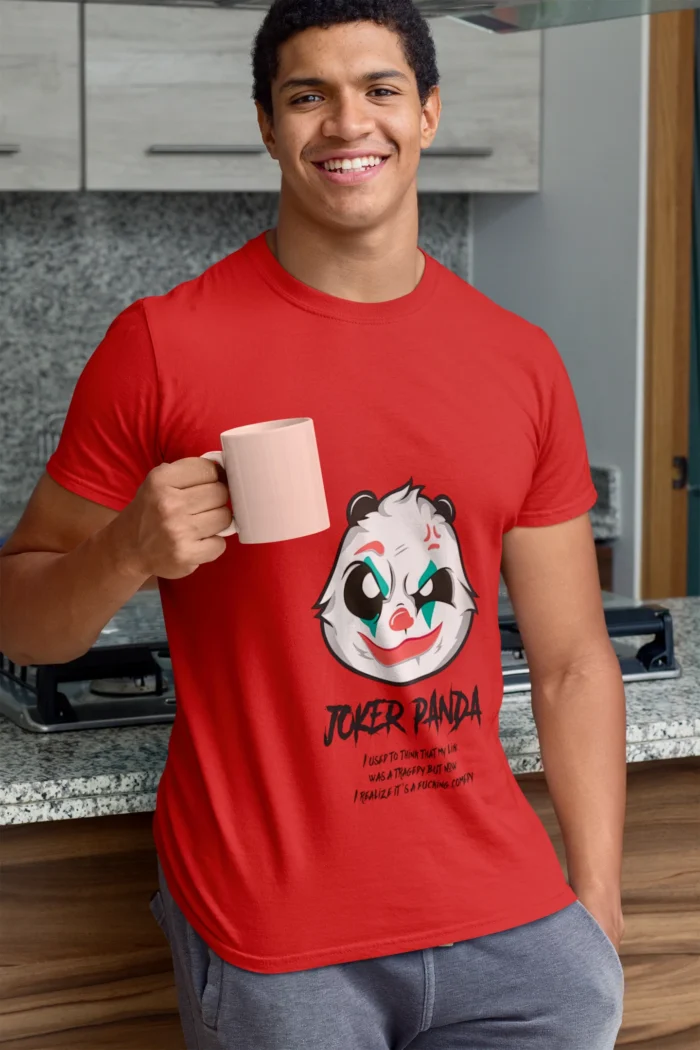 Dive into a world where humor meets sophistication, and let the Joker Panda tee be your conversation starter.