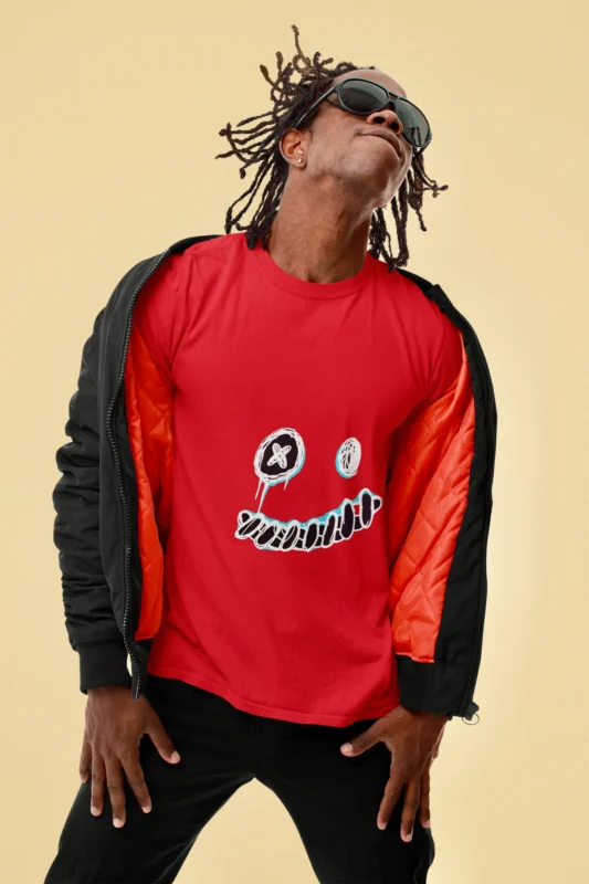 Scary Halloween Face Men's T-Shirt