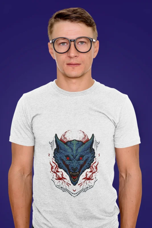 Halloween Wolf Men's T-Shirt