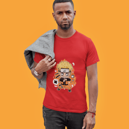 Naruto Uzumaki-Inspired Men's T-Shirt