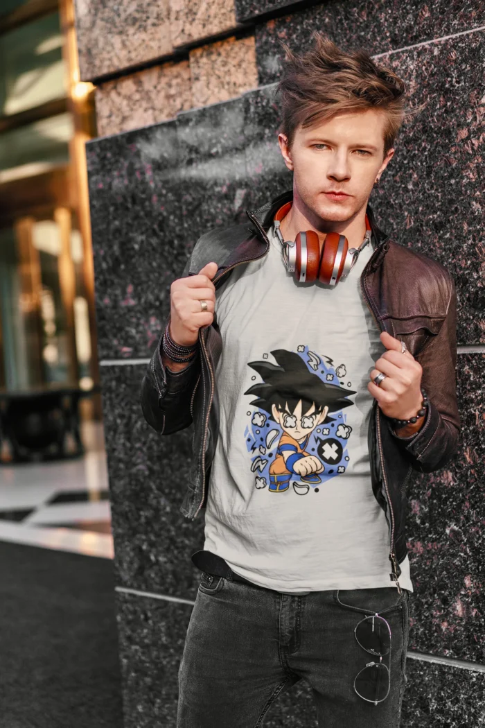 Embrace the fusion of comfort and style as you embark on your daily adventures with Goku by your side