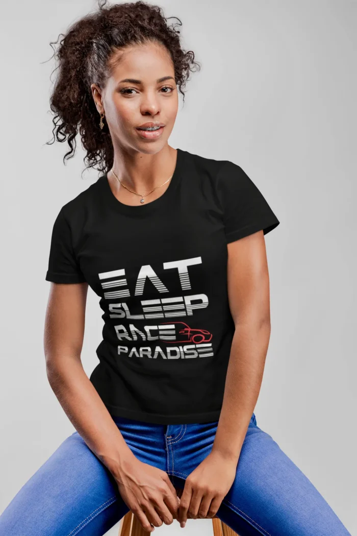 Eat Sleep Race paradise T-shirts