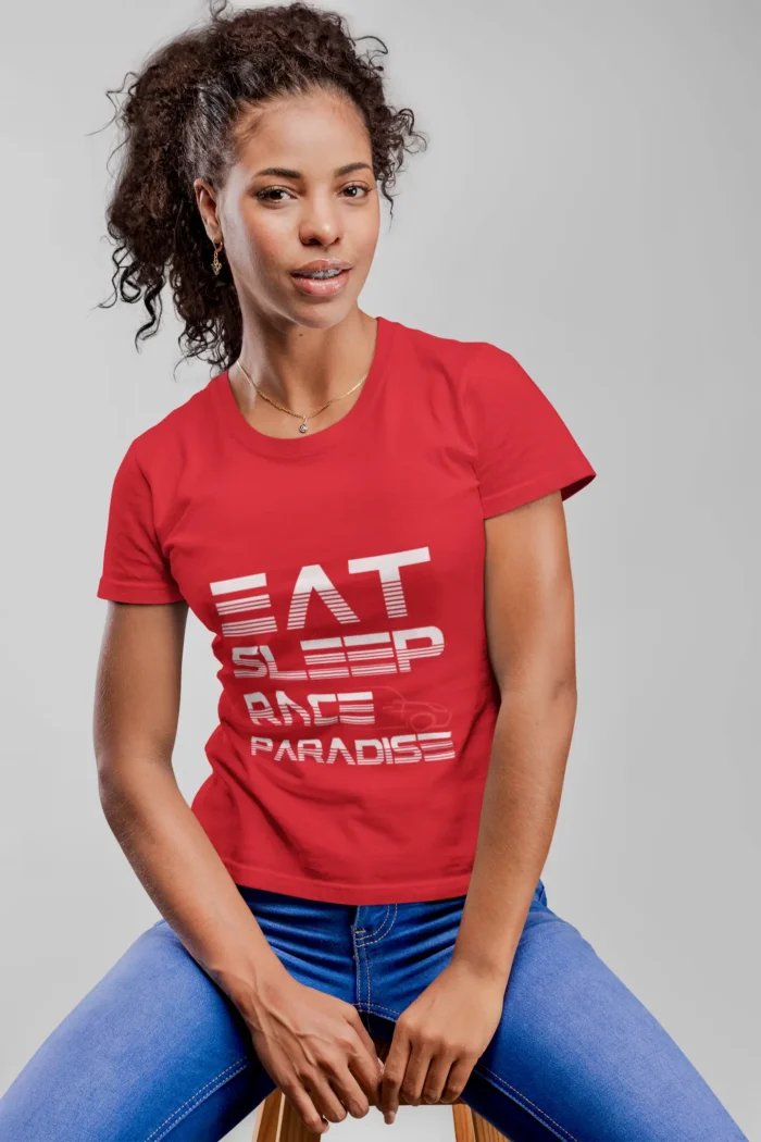 Eat Sleep Race paradise T-shirts