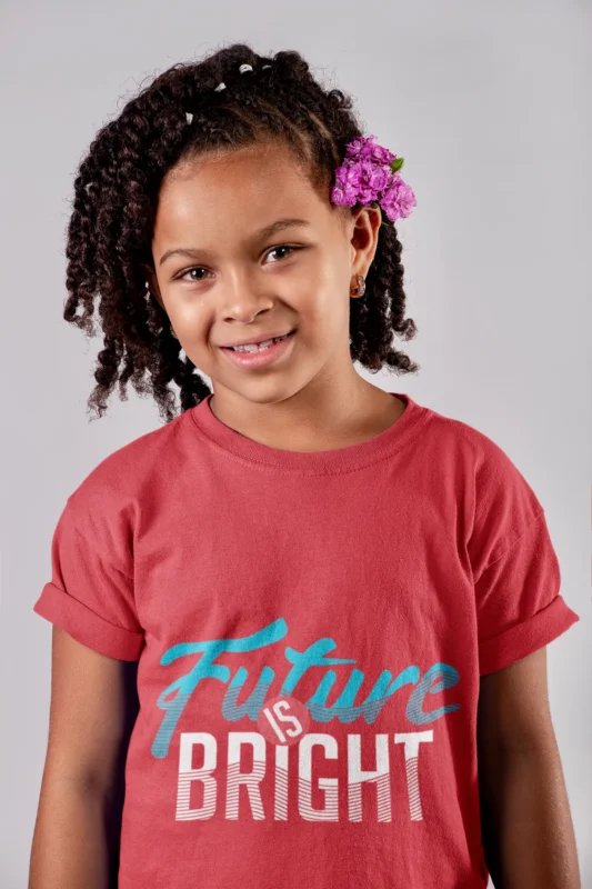 Future Is Bright Graphic T-shirts for Girls