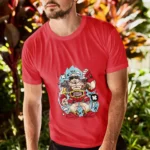 this shirt embodies the essence of a fictional supervillain, seamlessly blending gaming nostalgia with a contemporary edge.