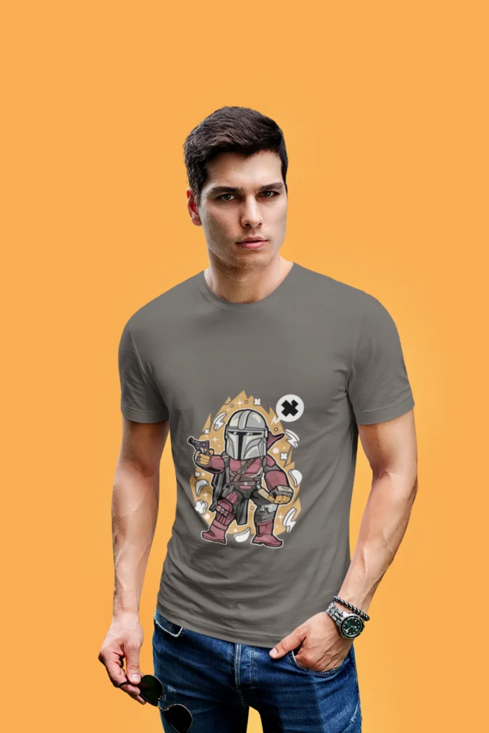 Bounty Hunter Men's T-shirt – where fashion meets the thrill of the chase.