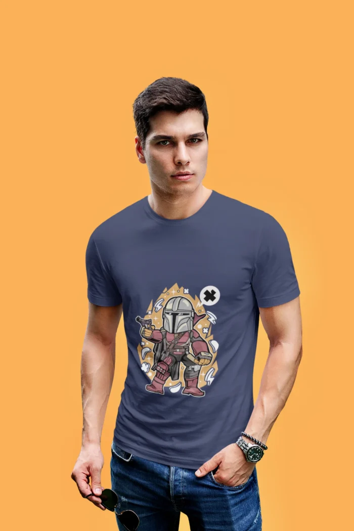 Bounty Hunter Men's T-shirt – where fashion meets the thrill of the chase.