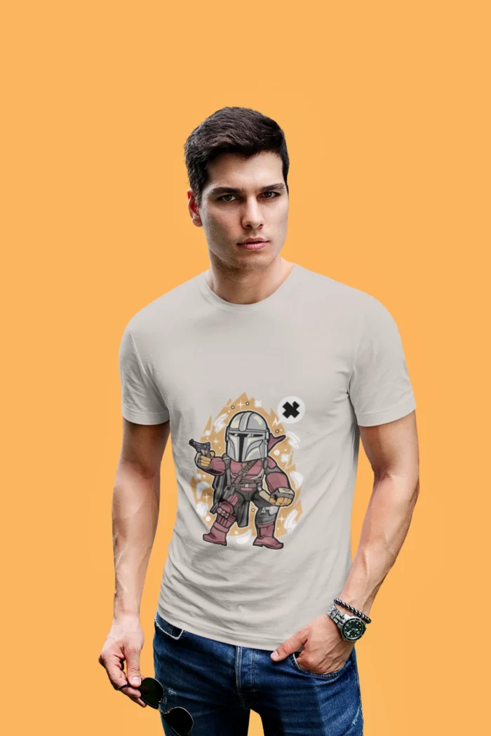 Bounty Hunter Men's T-shirt – where fashion meets the thrill of the chase.