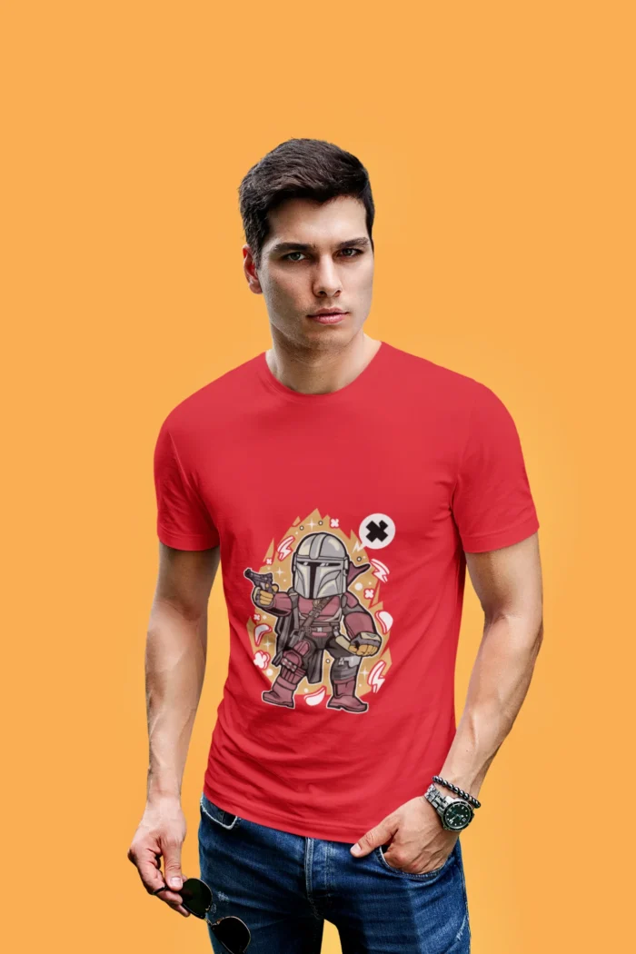 Bounty Hunter Men's T-shirt – where fashion meets the thrill of the chase.