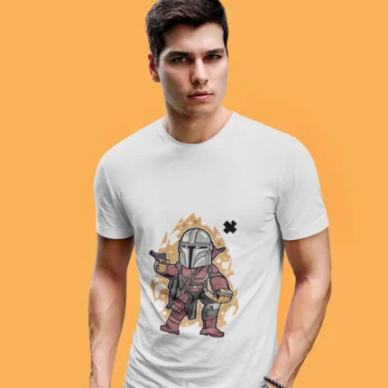 Bounty Hunter Men's T-shirt – where fashion meets the thrill of the chase.