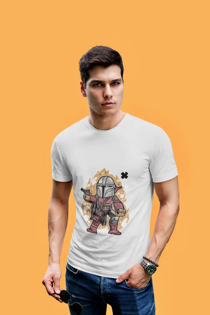 Bounty Hunter Men's T-shirt – where fashion meets the thrill of the chase.