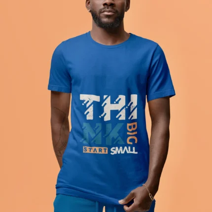 Think BIG START SMALL Men's Graphic T-shirt