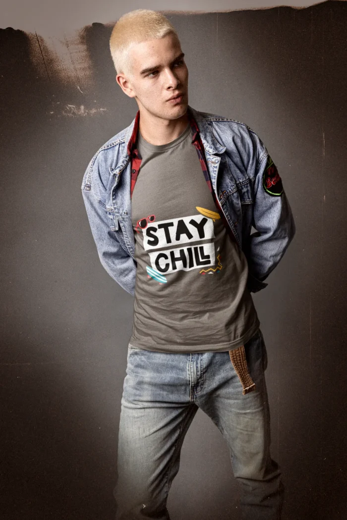 Stay Chill Typographic Men's T-shirt!