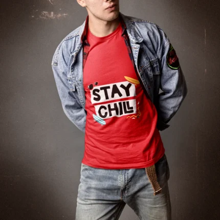 Stay Chill Typographic Men's T-shirt!