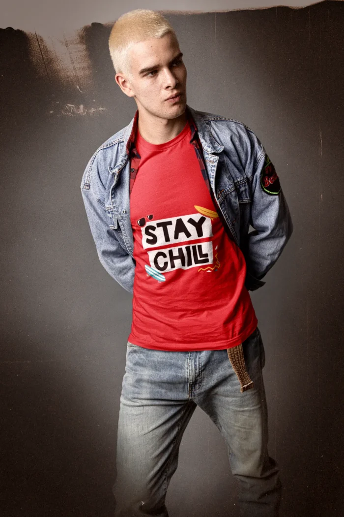 Stay Chill Typographic Men's T-shirt!