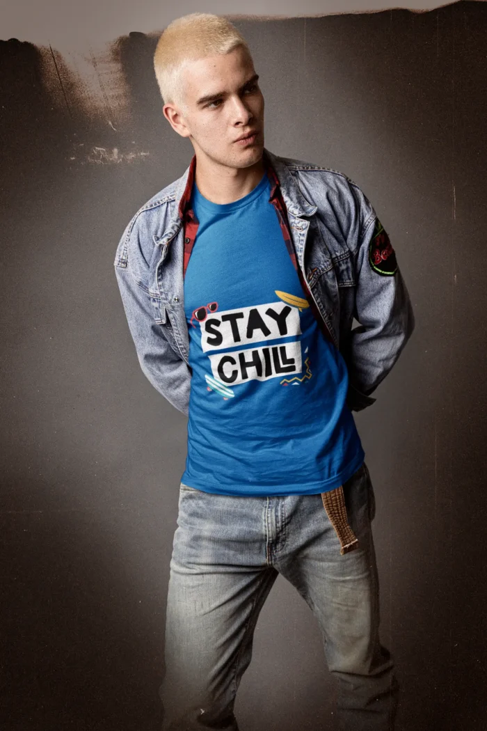 Stay Chill Typographic Men's T-shirt!